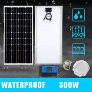 SARONIC 12V 300W Solar Panel Mono Home Caravan Camping Charging 30A Controller