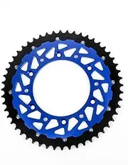 Sprocket for SX125 1995-2018 XC-W125 2017-2018 Motorcycle Rear Chain Sprocket(Blue,52T)