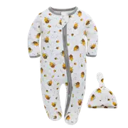 Honey Bee Zippy Romper Set