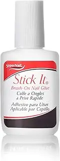 Super Nail Stick It Glue Brush-on 0.5 Fluid Ounce