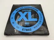 D'Addario ETB92 XL Med Tapewound Nylon 4-String Bass Strings, 50-105 Long Scale