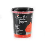 Over the Top Buttercream Red Icing 425G Decorating Cake Baking