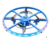 S126 Remote Control Pressure High Ball Aircraft With Obstacle Avoidance 360-Degree Roll Take Off Landing UAV - Blue Single version 1