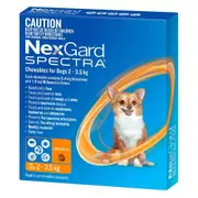 NexGard Spectra Extra Small 1.35-3.5kg 3 pack