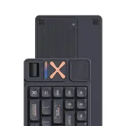 IQUNIX Magi65 Pro Aluminum Low Profile Mechanical Keyboard (Black) (Gold Red Switch)
