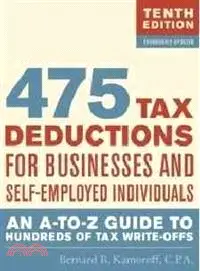 在飛比找三民網路書店優惠-475 Tax Deductions for Busines