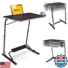 FoldWise Upgraded Folding TV Tray Table - Extra Large and Sturdy Laptop Table