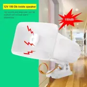 150dB 12V Siren Alarm Horn Loudly Sound Anti-Theft Home Security Burglar System