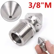 Washer Nozzle Cleaner Sewer Drain 3/8BSP Male Steel Brass Rustproof Dredging