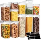 16 Pack Airtight Food Storage Container Set, BPA Free Kitchen Pantry Organizatio