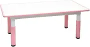 120x60cm Kids Pink Height-Adjustable Whiteboard Drawing Table