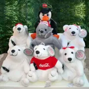 Beanies - Coke - 1997 Coca Cola Bean Bag Set - New with Mint Tag