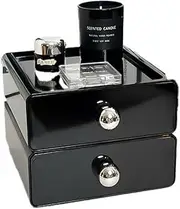AIMALL Drawer-Type Desktop Cosmetic Storage Box with Smooth Handle and Modern Design