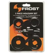Frost 5 Piece Holesaw Set Workshop Hardware Power Tools Accessories