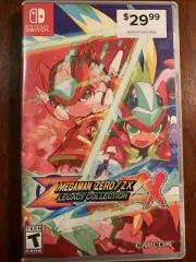 Mega Man Zero ZX Legacy Collection Authentic Case Only No Game Nintendo Switch