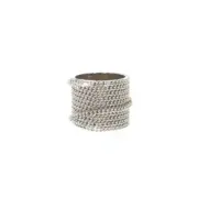 [Used in Japan] Dries Van Noten 24Aw Stack Chainring Ring Accessory L Silver 242