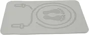 Kisangel Multi-function Jumping Mat Skipping Jump Rope Mat Grey for Home Gym Quiet Skipping Pad