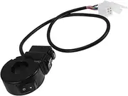 BELLIFFY Headlight Steering Switch Headlight Off Motorcycle Handlebar Switch Horn Handlebar Motorcycle Accessories Black Plastic