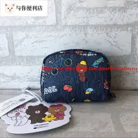 在飛比找Yahoo!奇摩拍賣優惠-LeSportsac  x Line friends 牛仔熊