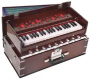 OM Safri Harmonium- 3½ Octave By Kaayna Musicals- 9 Stops- 4 Drone- 440Hz- Vocal