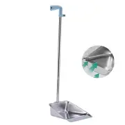 Dust Pans with Long Handle - Metal Upright Dustpan Heavy Duty, 35" dustpan only