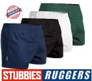 *GENUINE* STUBBIES RUGGERS ELASTIC WAIST DRILL MENS WORK SHORTS - SE2060