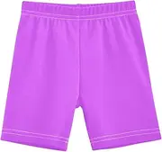 [RPLIFE] Girls Cotton Bike Shorts for Under Dresses Mallow Print Cartwheel & Dance Shorts Summer Outfits, 4-10 Years, Mallow, 10 Years