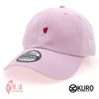 在飛比找蝦皮商城優惠-KURO-SHOP設計款 I LOVE MOM 老帽 棒球帽