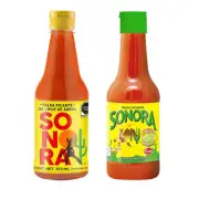 SALSA PICANTE SONORA CHILE DE ARBOL VARIETY HOT SAUCE SALSA MEXICANA BOTTLE PK 2