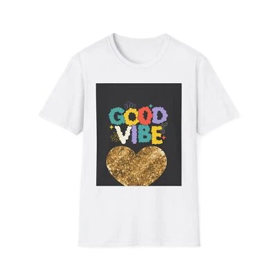 Good Vibe Unisex Softstyle T-Shirt, Positive Energy, Everyday Wear, Gift Idea,