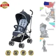 Rainbow Compact Stroller - Lightweight One-Hand Fold & Extra Storage Solution