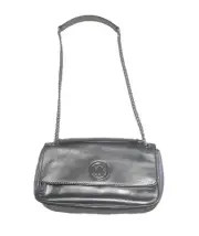 NWT Michael Kors Silver Shoulder or Handle Strap Leather Small Handbag