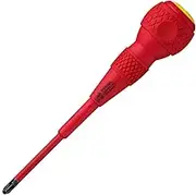 VESSEL Ball Grip VDE Screwdriver (Insulated) PZ2x100