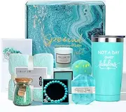 Luxury Pamper Boxed Gift Set for Birthday, Christmas, Mother's Day, Valentine's Day, Get Well Soon, Thank You Teacher, New Job, Moving House, Best Friend (Blue Special)