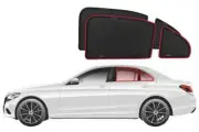 Genuine SNAPSHADES Car Rear Window Shades for Mercedes-Benz C-Class Sedan 4th...