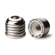 4pcs E26 to E12 Medium Base to Candelabra Screw Light Bulb Adapter Converter