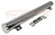 19" x 2" STAINLESS STEEL RADIATOR OVERFLOW TANK - CHEVY/FORD/MOPAR