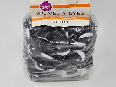 Bulk Zims VTG Black White 25mm Duck Plastic Safety Eyes Craft Amigurumi Doll