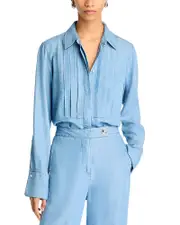 Derek Lam 10 Crosby Lilo Tuxedo Shirt