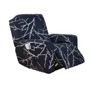 Printed Recliner Slipcover Stretch with Side Pocket Sofa Couch Cover Lazy Boy Chair CoverFurniture Protector-Style 3