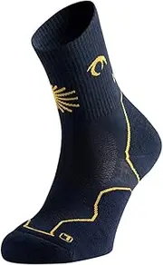 [Lurbel] Tierra Lightweight Premium Summer Hiking / Trekking Socks, Anti-Bacterial, Medium Padding (Ergonomic), Women & Men, Includes Clip