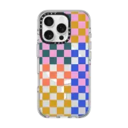 iPhone 16 Pro Clear Case MagSafe Compatible Checker Party