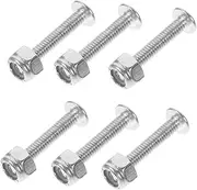 HEMOTON 12pcs Foosball Table Replacement Screws and Nuts Durable Foosball Table Accessories for Easy Installation Stable Fixing Tools for Enhanced Gameplay
