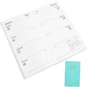 LALAFINA Portable Student Planner Daily Organizer Notebook for Office Writing Note Taking and Creative Sketching Cover Thick for Students and Professionals