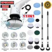 1000W Cordless Electric Spin Scrubber Turbo Scrub Cleaning Brush Chargeable