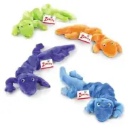 Zanies Bungee Geckos Plush Dog Play Toy Soft Toys Puppy - 4 Colors or Set of 4