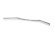 LSL 25.4mm (1 ) Steel Wide Bar Handlebars (Colour: Chrome) - With Harley Dimple