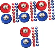 40 Pcs Children's Shuffleboard Balls Rolling Beads Tabletop Game Rolling Ball Shuffleboard Game Supplies Replacement Shuffleboard Rollers Table Fun Family Game Sliding Beads