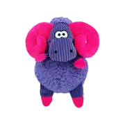 Kong Sherps Floofs Big Horn Dog Toy Plush Canine Snuggling Fetching Squeaker