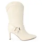 COCONUTS by Matisse Avaline Pointed Toe Pull On Womens Off White Casual Boots A